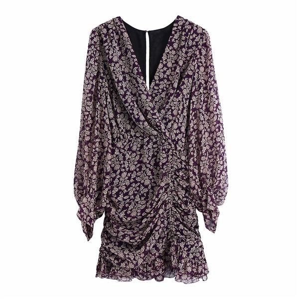 2021 new streetwear women v-neck floral print es fashion ladies chiffon ruffles elegant vintage female chic mini vestidos 3og5, Black;gray
2021 new streetwear women v-neck floral print es fashion ladies chiffon ruffles elegant vintage female chic mini vestidos 3og5, Black;gray
