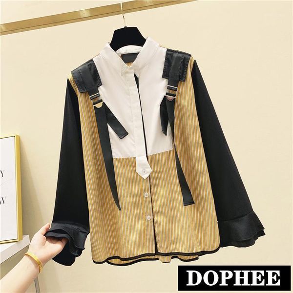 stripe blouses woman 2020 autumn stand collar long sleeve shirt loose office lady blusas fashion shirts1, White
stripe blouses woman 2020 autumn stand collar long sleeve shirt loose office lady blusas fashion shirts1, White