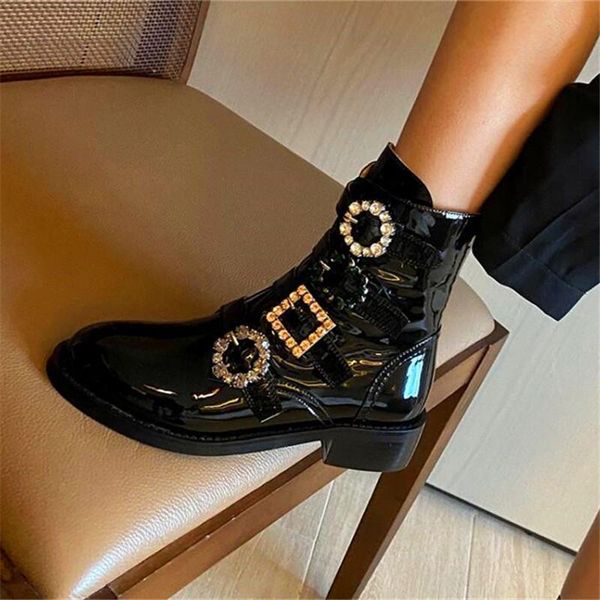 rhinestone buckle decorative heightening thick-soled ladies high-heeled boots black small leather boots winter ladies
rhinestone buckle decorative heightening thick-soled ladies high-heeled boots black small leather boots winter ladies