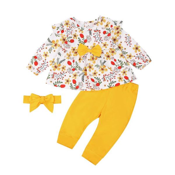 toddler girl clothes 2021 floral long sleeve bow ruffle trousers headband 3 pcs outfits infant clothing, White
toddler girl clothes 2021 floral long sleeve bow ruffle trousers headband 3 pcs outfits infant clothing, White
