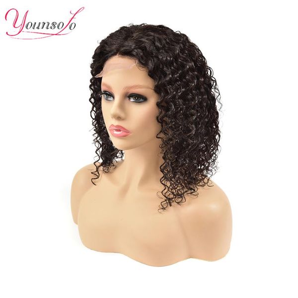 lace wigs deep wave human hair bob closure wig brazilian remy short curly front with baby younsolo, Black;brown
lace wigs deep wave human hair bob closure wig brazilian remy short curly front with baby younsolo, Black;brown