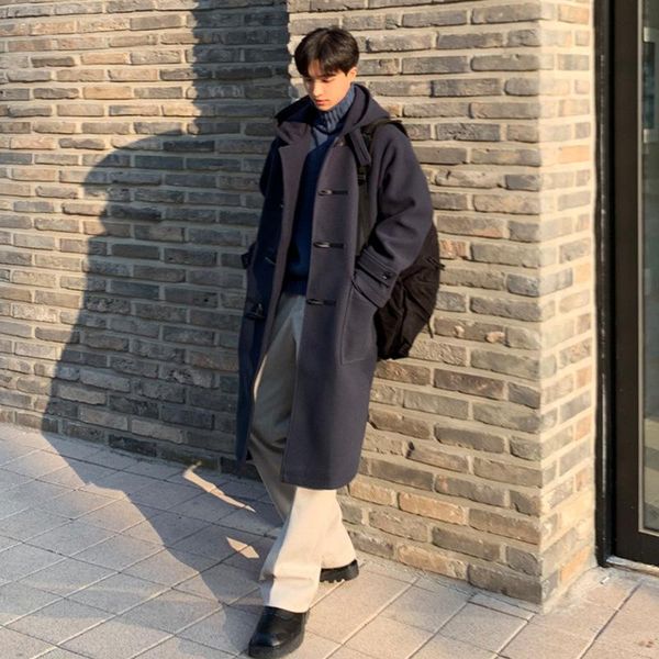 winter 2021 new fashion over the knee tweed coat men's korean loose and handsome croissant button woolen coat, Black
winter 2021 new fashion over the knee tweed coat men's korean loose and handsome croissant button woolen coat, Black