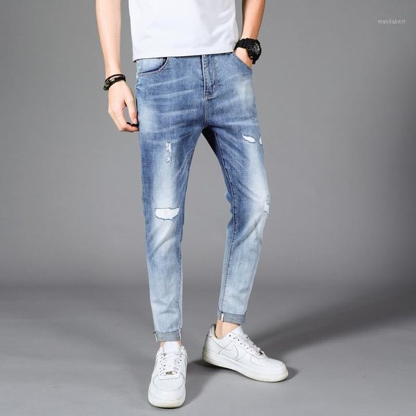trousers hip hop jeans casual pants autumn sweatpants streetwear male hole denim jeans for men slim designer straight1, Blue
trousers hip hop jeans casual pants autumn sweatpants streetwear male hole denim jeans for men slim designer straight1, Blue