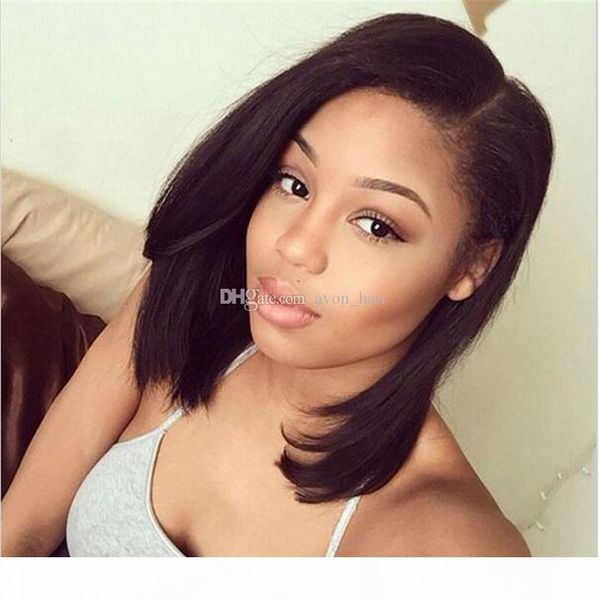 side part malaysian 9a bob style hair wigs for black women straight human hair wigs bob style full lace wig with baby hair, Black;brown
side part malaysian 9a bob style hair wigs for black women straight human hair wigs bob style full lace wig with baby hair, Black;brown