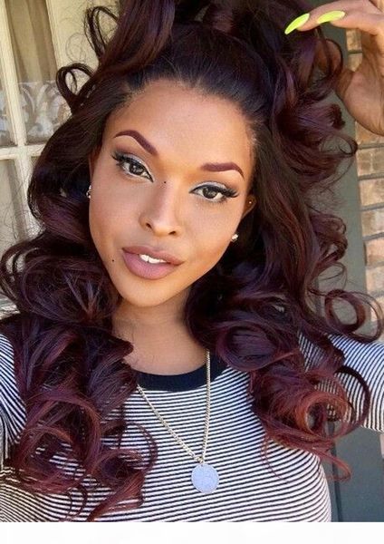 laurindahair ombre red lace front human hair 99j loose wave hair red color for black women 13x4 lace frontal brazilian remy hair, Black;brown
laurindahair ombre red lace front human hair 99j loose wave hair red color for black women 13x4 lace frontal brazilian remy hair, Black;brown