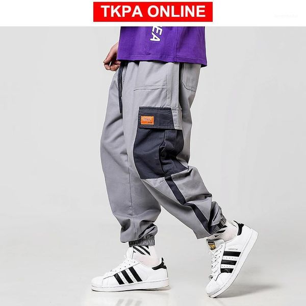 men steetwear patchwork cargo pants joggers 2020 overalls men pockets harem pants hip hop sweatpants baggy trousers1, Black
men steetwear patchwork cargo pants joggers 2020 overalls men pockets harem pants hip hop sweatpants baggy trousers1, Black