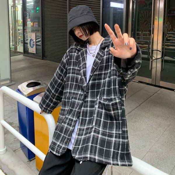 2021 new single button tweed women korean business suit blazer winter casual streetwear female warm outerwear jacket 113p, White;black
2021 new single button tweed women korean business suit blazer winter casual streetwear female warm outerwear jacket 113p, White;black