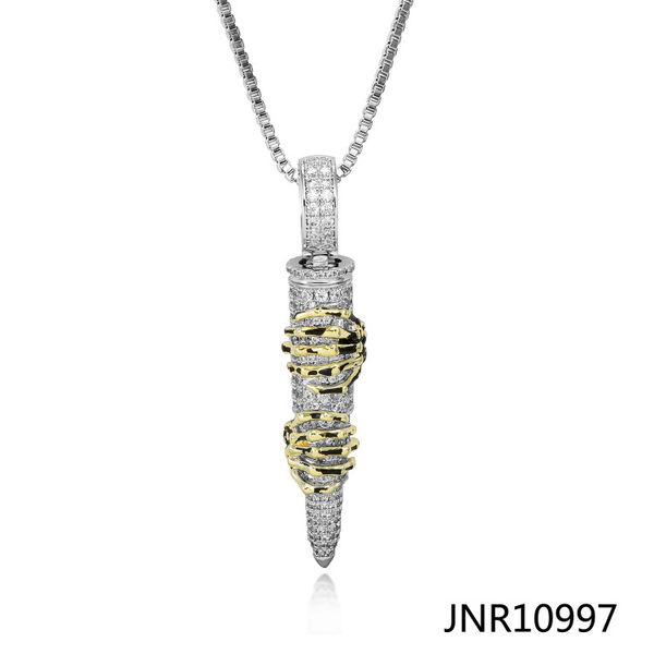 europe and america creative necklace pendant customized wholesale s925 sterling silver zircon-inlaid fashion cool bullet pendant jewelry, Black
europe and america creative necklace pendant customized wholesale s925 sterling silver zircon-inlaid fashion cool bullet pendant jewelry, Black