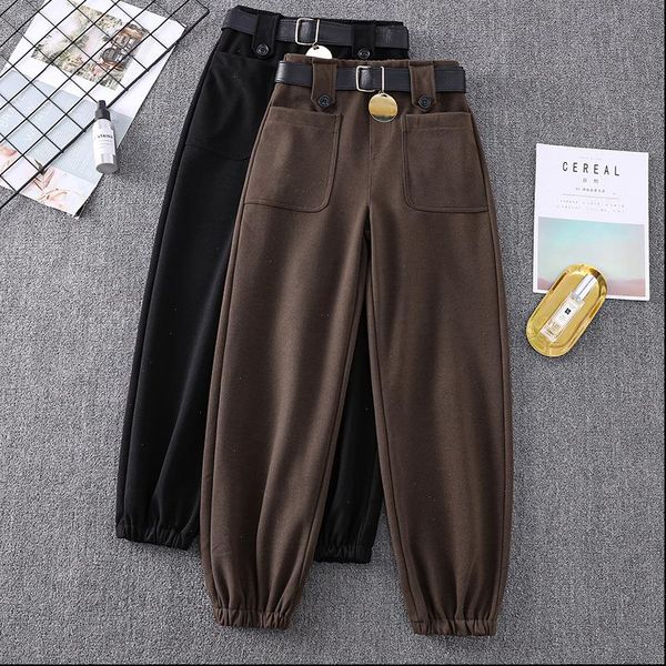 pants women woolen high waist plus size thick winter casual loose drawstring ankle length female trousers 4xl 5xl, Black;white
pants women woolen high waist plus size thick winter casual loose drawstring ankle length female trousers 4xl 5xl, Black;white
