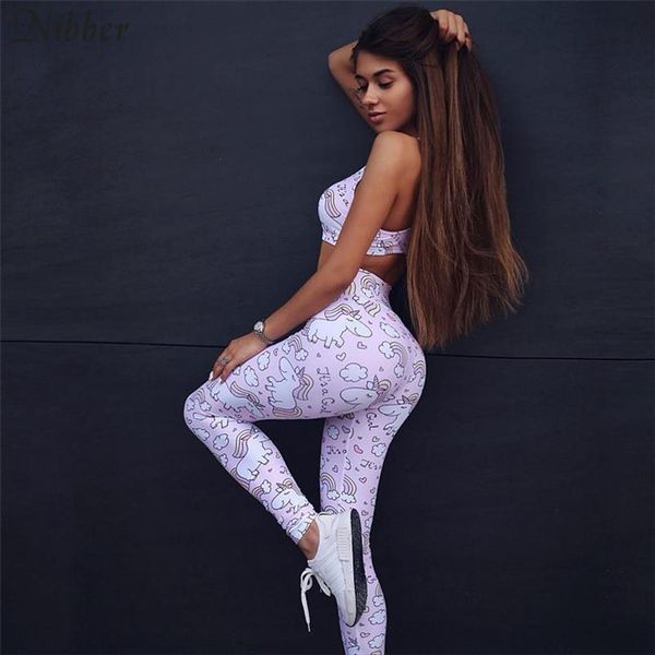 nibber spring cartoon unicorn printing sportswear2two pieces sets women fashion street casual activity camisole jogging leggings, Gray
nibber spring cartoon unicorn printing sportswear2two pieces sets women fashion street casual activity camisole jogging leggings, Gray