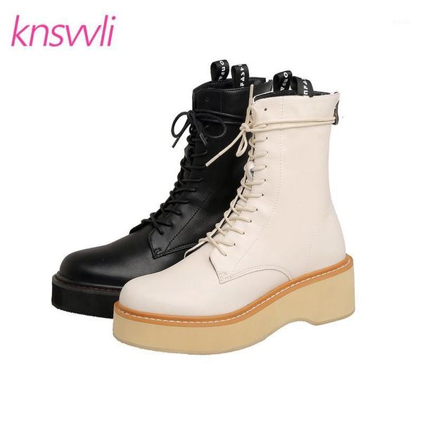 boots thick sole ankle women round toe lace up winter platform shoes woman motorcycle casual flat short knight woman1, Black
boots thick sole ankle women round toe lace up winter platform shoes woman motorcycle casual flat short knight woman1, Black