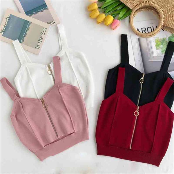 women y2k camis summer slim tank cropped women zipper flexible camisoles solid color crop summer, White
women y2k camis summer slim tank cropped women zipper flexible camisoles solid color crop summer, White