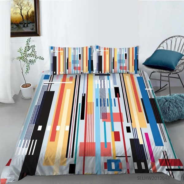 colorful stripes printing bedding set with pillowcases microfiber bed linen king size bedclothes1
colorful stripes printing bedding set with pillowcases microfiber bed linen king size bedclothes1