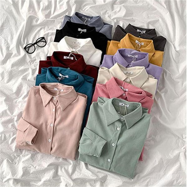 women's blouses & shirts 2021 spring autumn women white shirt casual loose midi long blouse female solid sleeve oversize office ab1977
women's blouses & shirts 2021 spring autumn women white shirt casual loose midi long blouse female solid sleeve oversize office ab1977