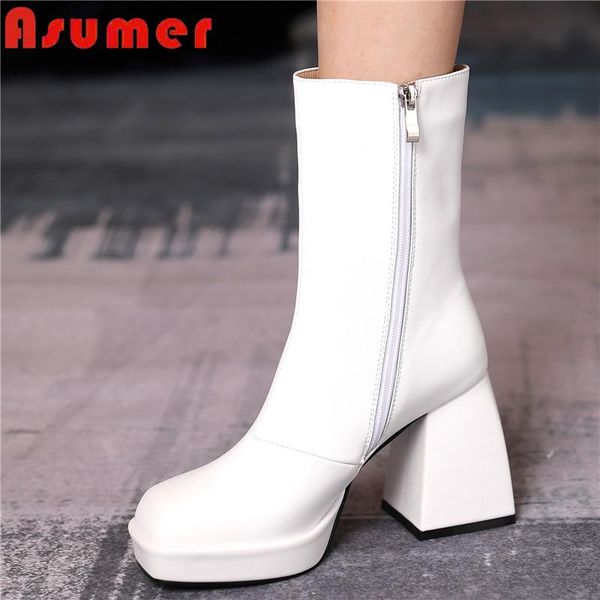 boots asumer big size 34-43 brand female genuine leather botas zip platform thick sole high heels fashion women shoes, Black
boots asumer big size 34-43 brand female genuine leather botas zip platform thick sole high heels fashion women shoes, Black