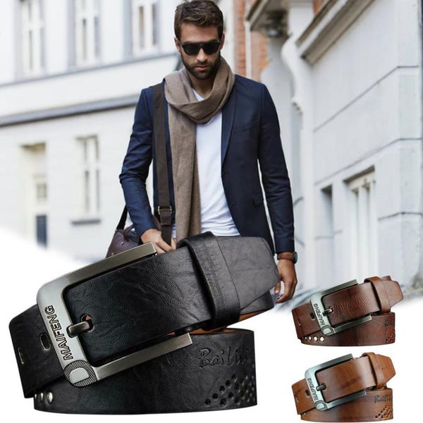 new fashion casual men belts pu leather belt waist luxury vintage brown designer 100x3.7cm a3w5, Black;brown
new fashion casual men belts pu leather belt waist luxury vintage brown designer 100x3.7cm a3w5, Black;brown
