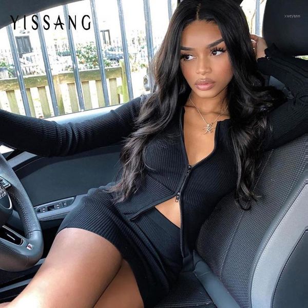 yissang double zipper knitted sweater two piece set women o neck long sleeve crop and mini skirts 2 piece set outfits1, Gray
yissang double zipper knitted sweater two piece set women o neck long sleeve crop and mini skirts 2 piece set outfits1, Gray