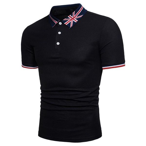poloshirt men polo shirts with short sleeve uk flag collar polos para hombre camisas polo business causal solid lapel, White;black
poloshirt men polo shirts with short sleeve uk flag collar polos para hombre camisas polo business causal solid lapel, White;black