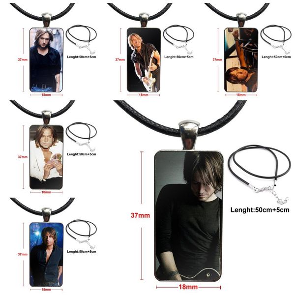 fashion glass cabochon pendant necklace women steel color choker rectangle necklace for keith urban, Silver
fashion glass cabochon pendant necklace women steel color choker rectangle necklace for keith urban, Silver