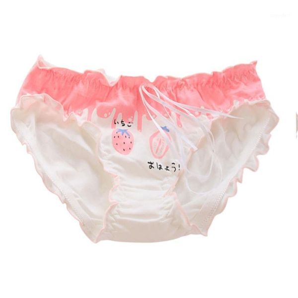 women panties ladies japanese style printed lace-up ruffles trim cotton briefs fashion comfortable mid waist panties for women1, Black;pink
women panties ladies japanese style printed lace-up ruffles trim cotton briefs fashion comfortable mid waist panties for women1, Black;pink