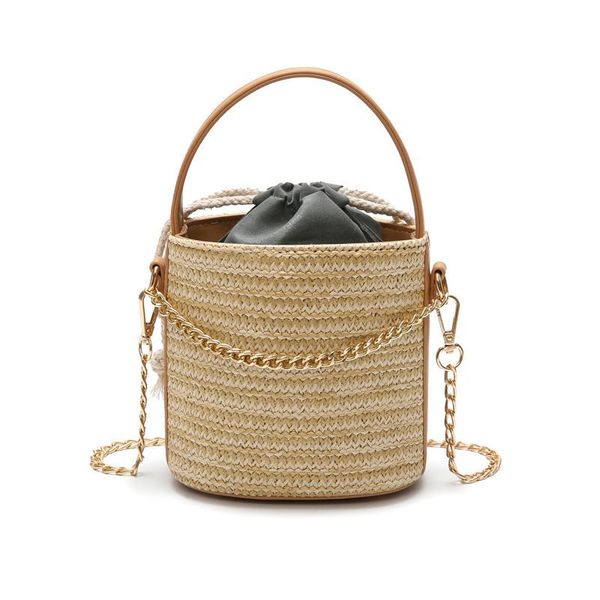 new female straw chain bucket handbags soft european american ladies shoulder bag drawstring crossbody bag gift for girls
new female straw chain bucket handbags soft european american ladies shoulder bag drawstring crossbody bag gift for girls