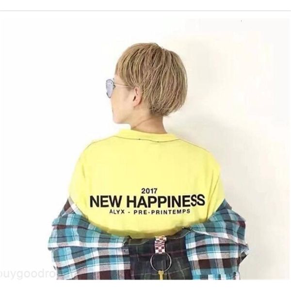 high street al studio fashion brand summer t-shirt new happiness letter print hip hop tees yellow black men women wear, White;black
high street al studio fashion brand summer t-shirt new happiness letter print hip hop tees yellow black men women wear, White;black
