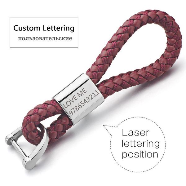 dalaful custom lettering keychains woven leather detachable keyrings customize personalized gift for car key chain holder k350 h jllkyw, Red;blue
dalaful custom lettering keychains woven leather detachable keyrings customize personalized gift for car key chain holder k350 h jllkyw, Red;blue