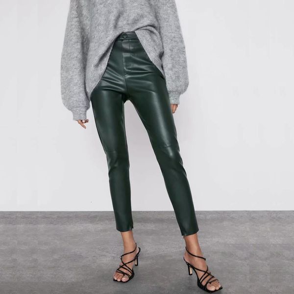 green pu leather womens pants trousers elastic waist skinny pu pants female casual office lady pants slim sweatpants 2020, Black;white
green pu leather womens pants trousers elastic waist skinny pu pants female casual office lady pants slim sweatpants 2020, Black;white