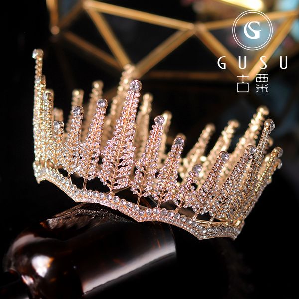 matmosphere bridal headdress female golden super baroque fairy wedding dress hair ornament luxury crystal crown k, Silver
matmosphere bridal headdress female golden super baroque fairy wedding dress hair ornament luxury crystal crown k, Silver