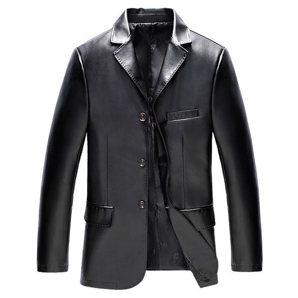 suit style men's middle aged and elderly pu jacket thin coat loose casual father's wear fashion leather man
suit style men's middle aged and elderly pu jacket thin coat loose casual father's wear fashion leather man