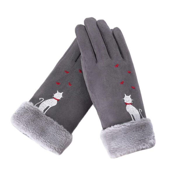five fingers gloves cute cat printed women guantes winter rekawiczki windproof luva warm plus velvet sport handschoenen 2021, Blue;gray
five fingers gloves cute cat printed women guantes winter rekawiczki windproof luva warm plus velvet sport handschoenen 2021, Blue;gray