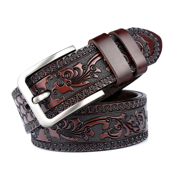 men belt retro pin buckle cow leather classic strap jeans waistband women cool clothing decoration belts casual solid t200427, Black;brown
men belt retro pin buckle cow leather classic strap jeans waistband women cool clothing decoration belts casual solid t200427, Black;brown