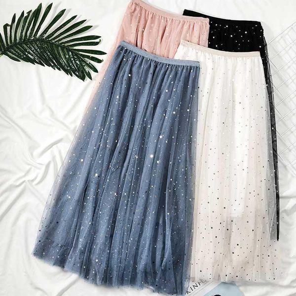 zoki elegant korean women tulle skirt fashion sequin star summer mesh ladies long skirt elastic high waist party white1, Black
zoki elegant korean women tulle skirt fashion sequin star summer mesh ladies long skirt elastic high waist party white1, Black
