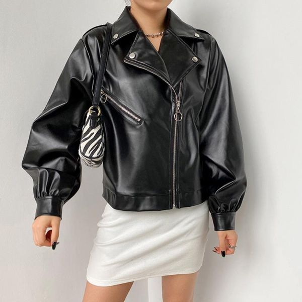 women's jackets leather jacket women coat casual punk faux autumn vintage cropped biker elegant black pu ladies streetwear, Black;brown
women's jackets leather jacket women coat casual punk faux autumn vintage cropped biker elegant black pu ladies streetwear, Black;brown
