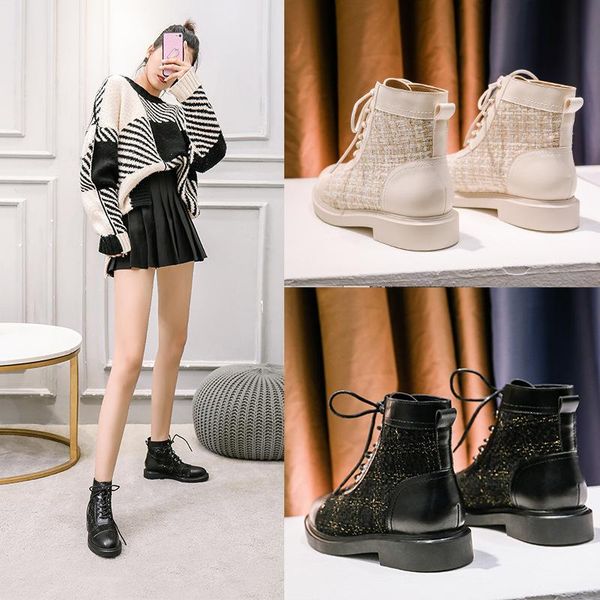 boots women's 2020 new fashion cool winter women's shoes all-match british ankle boots, Black
boots women's 2020 new fashion cool winter women's shoes all-match british ankle boots, Black