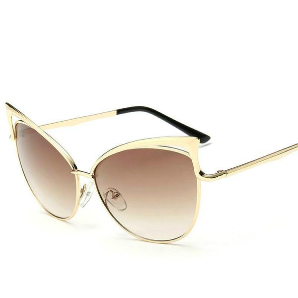 sunglasses viodream cat eye women vintage fashion metal frame glasses female brand golden half sun, White;black
sunglasses viodream cat eye women vintage fashion metal frame glasses female brand golden half sun, White;black