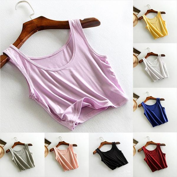 casual simple sleeveless tank womens summer short female crop vest undershirt women camisole fashion cropped, White
casual simple sleeveless tank womens summer short female crop vest undershirt women camisole fashion cropped, White