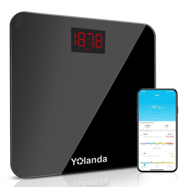yolanda cs20b масштаб массы тела smart electronic цифровые весы bluetooth весовой масштаб масштабы ванная комната bmi с приложением h jllfzs
yolanda cs20b масштаб массы тела smart electronic цифровые весы bluetooth весовой масштаб масштабы ванная комната bmi с приложением h jllfzs