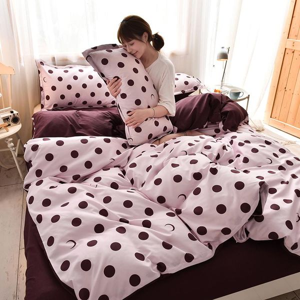 home textile rose red dots duvet cover fitted sheet pillowcase women bedclothes single double size
home textile rose red dots duvet cover fitted sheet pillowcase women bedclothes single double size