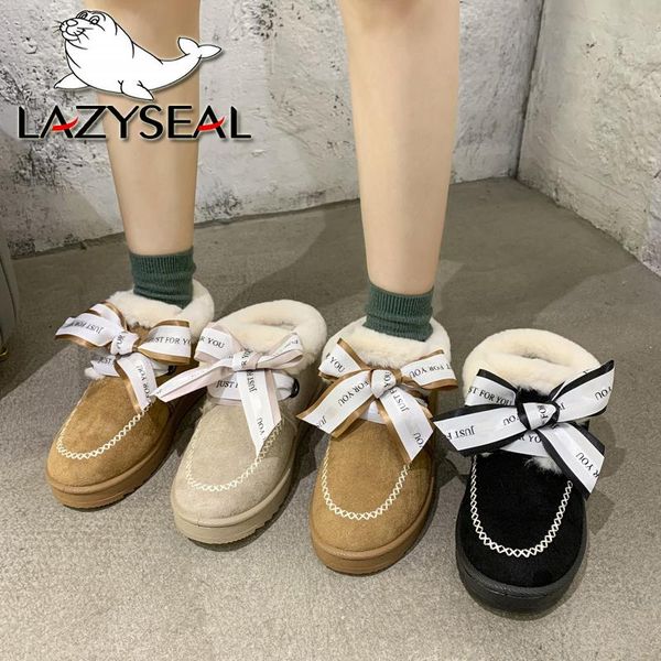 lazyseal плюшевые теплая зима снег загрузки женская обувь обувь пушистые плоский каблук riband ботильоны водонепроницаемый пинетки botas muj, Black
lazyseal плюшевые теплая зима снег загрузки женская обувь обувь пушистые плоский каблук riband ботильоны водонепроницаемый пинетки botas muj, Black