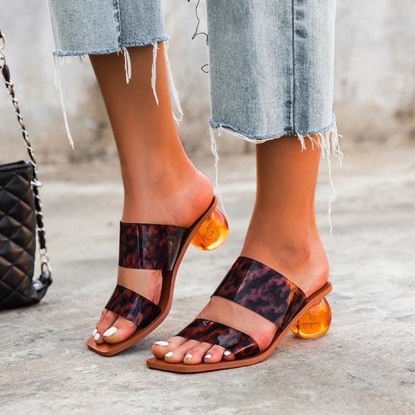 2021 new ball heel design women slippers square toe pvc mules summer gladiator sandals beach slides female clear heels, Black
2021 new ball heel design women slippers square toe pvc mules summer gladiator sandals beach slides female clear heels, Black