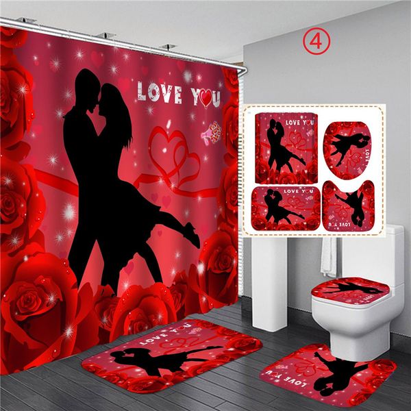 bathroom sets shower curtain set 4 pcs curtain mat set toilet cover shower curtain toilet seat covers for valentine lovers 180x180cm
bathroom sets shower curtain set 4 pcs curtain mat set toilet cover shower curtain toilet seat covers for valentine lovers 180x180cm