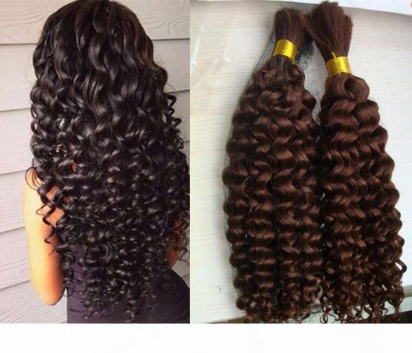 grade 8a-- 100% human virgin brazilian deep wave hair bulk without weft, brown color 4 &100g per piece, dhl, Black
grade 8a-- 100% human virgin brazilian deep wave hair bulk without weft, brown color 4 &100g per piece, dhl, Black
