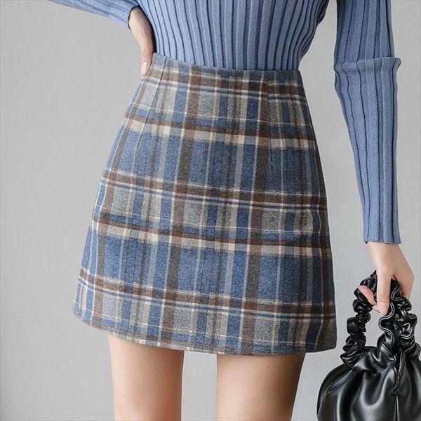 2020 winter plaid skirts for women slim high waist mini shorts skirt female autumn england style woolen student bottoms saia, Black
2020 winter plaid skirts for women slim high waist mini shorts skirt female autumn england style woolen student bottoms saia, Black