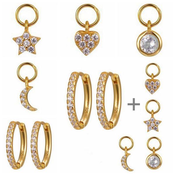 hoop & huggie 925 sterling silver earring for women girls zircon star tassel earrings gold color oorbellen gifts a3, Golden;silver
hoop & huggie 925 sterling silver earring for women girls zircon star tassel earrings gold color oorbellen gifts a3, Golden;silver