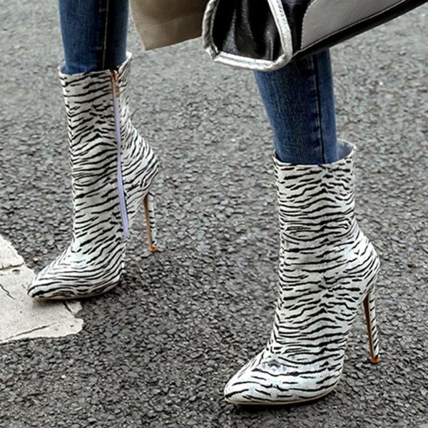 sarairis office lady winter boots zipper high heels pointed toe thin heels ankle boots women fashion brand shoes woman, Black
sarairis office lady winter boots zipper high heels pointed toe thin heels ankle boots women fashion brand shoes woman, Black