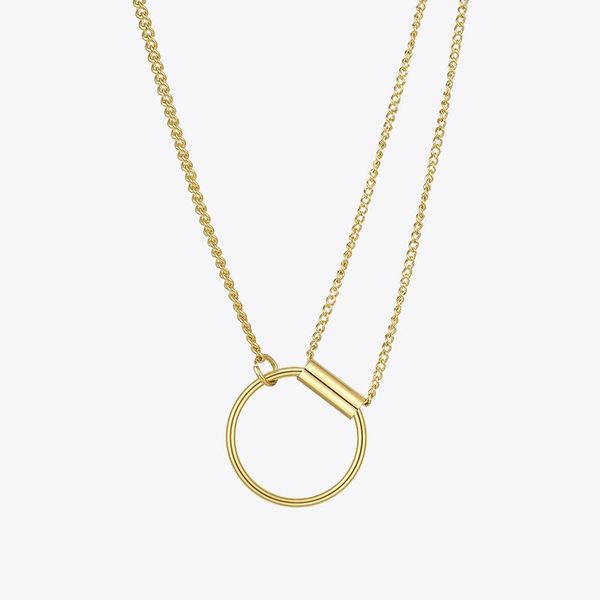 enfashion simple circle pendant necklace women gold color stainless steel minimalist choker necklaces fashion jewelry p203128, Silver
enfashion simple circle pendant necklace women gold color stainless steel minimalist choker necklaces fashion jewelry p203128, Silver