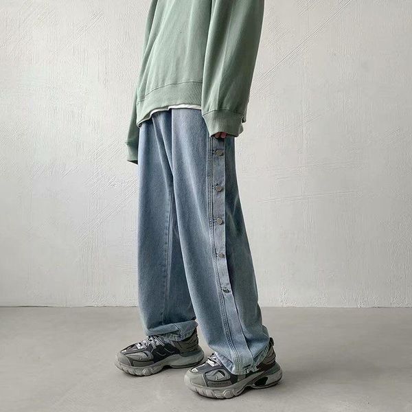 2020 autumn and winter new youth popular men's solid color loose jeans fashion casual all-match straight-leg pants -2xl, Blue
2020 autumn and winter new youth popular men's solid color loose jeans fashion casual all-match straight-leg pants -2xl, Blue
