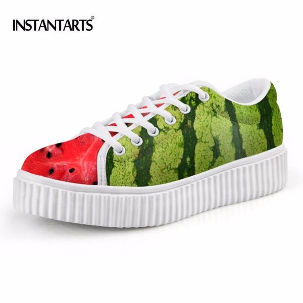 instantarts women casual flats platform shoes 3d fruit prints women's lace-up creepers shoes leisure low style for teens, Black
instantarts women casual flats platform shoes 3d fruit prints women's lace-up creepers shoes leisure low style for teens, Black