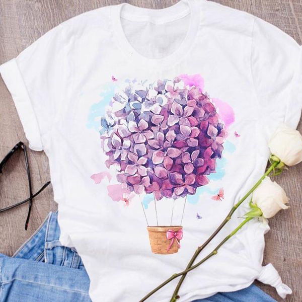 women graphic watercolor butterfly balloon flower floral fashion print clothes lady tees female t shirt womens t-shirt, White
women graphic watercolor butterfly balloon flower floral fashion print clothes lady tees female t shirt womens t-shirt, White